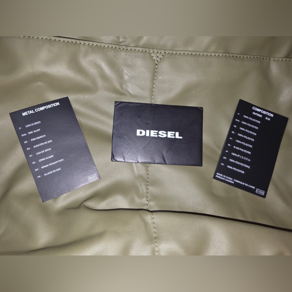 Diesel Khaki Men's Messenger Bag - Picture 13 of 16